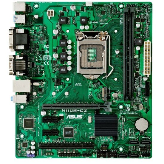 Asus H110M C2 NVMe Supported Expensive Used Motherboard