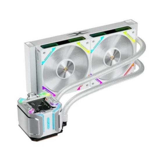 1STPLAYER X-240 ARGB Liquid CPU Cooler White