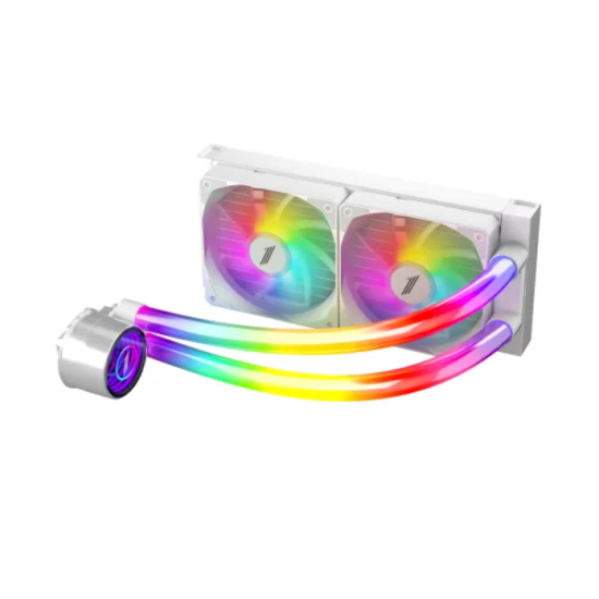 1STPLAYER MT240 INFINITE SPACE ARGB Liquid CPU Cooler White