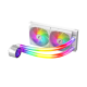 1STPLAYER MT240 INFINITE SPACE ARGB Liquid CPU Cooler White