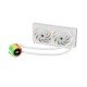 1STPLAYER CC 240 ARGB Liquid CPU Cooler White