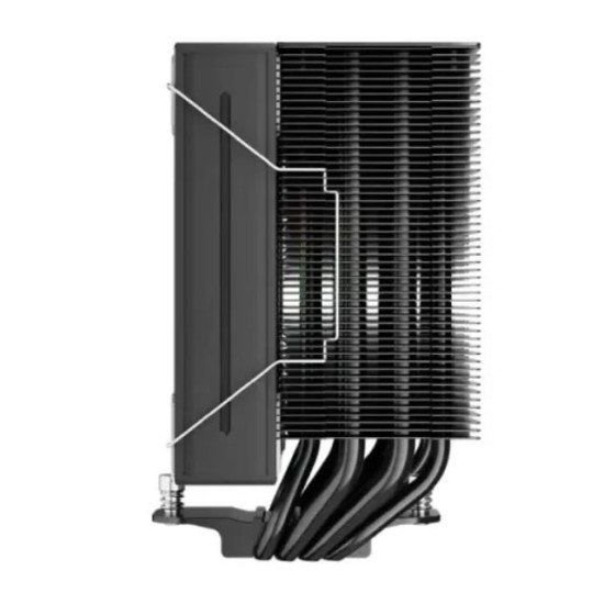 1STPLAYER PS130 ARGB Aluminum Fins Hydro Bearing CPU Air Cooler