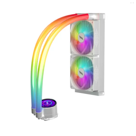 1STPLAYER MT240 INFINITE SPACE ARGB Liquid CPU Cooler White