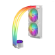 1STPLAYER MT240 INFINITE SPACE ARGB Liquid CPU Cooler White