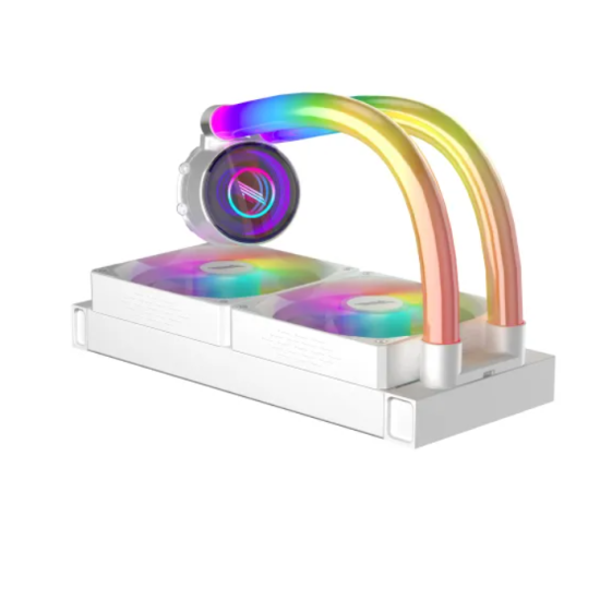 1STPLAYER MT240 INFINITE SPACE ARGB Liquid CPU Cooler White