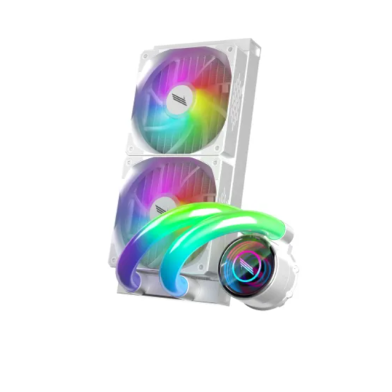 1STPLAYER MT240 INFINITE SPACE ARGB Liquid CPU Cooler White