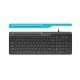 A4TECH FK25 Fstyler Wired Keyboard with Mobile Stand