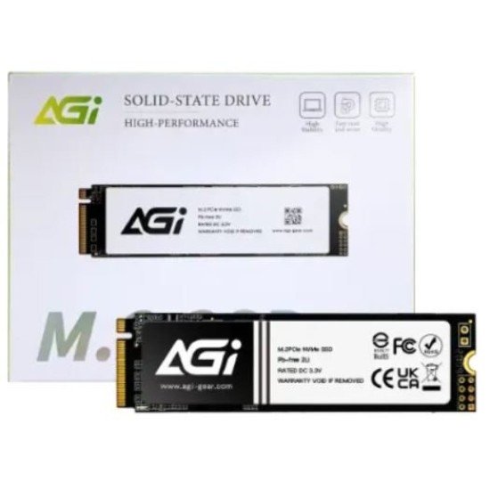 AGI AI298 512GB PCIe 3.0 NVMe M.2 SSD