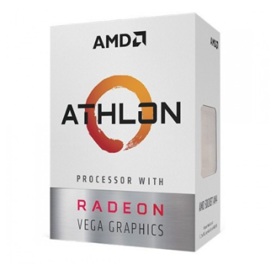 AMD Athlon PRO 300GE AM4 Socket Desktop Processor with Radeon Vega 3 Graphics (Rebox)