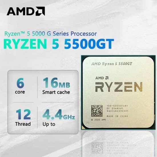 AMD Ryzen 5 5500GT AM4 Processor with Radeon Graphics