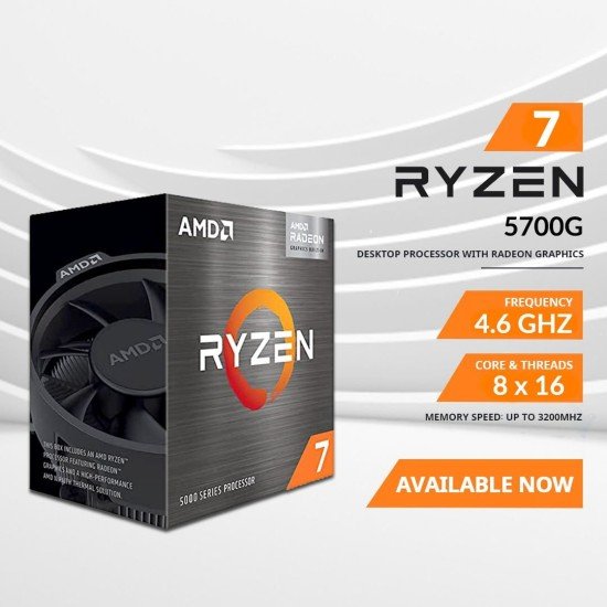 AMD Ryzen 7 5700G Processor with Radeon Graphics