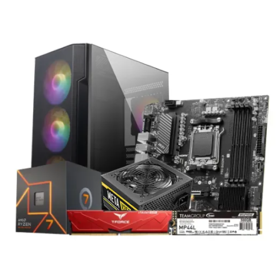 AMD Ryzen 7 7700 Budget Gaming Desktop PC