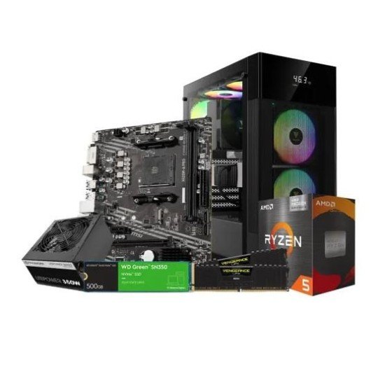 AMD Ryzen 5 5600G Budget Desktop PC