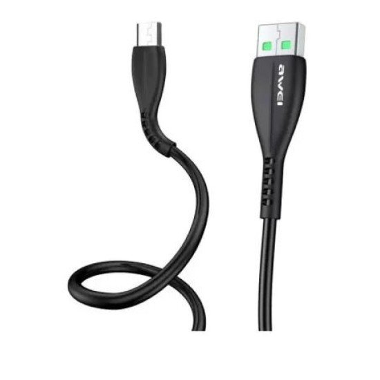 Awei CL-115M 1 Meter USB to Micro USB 2.4A Fast Charging Cable