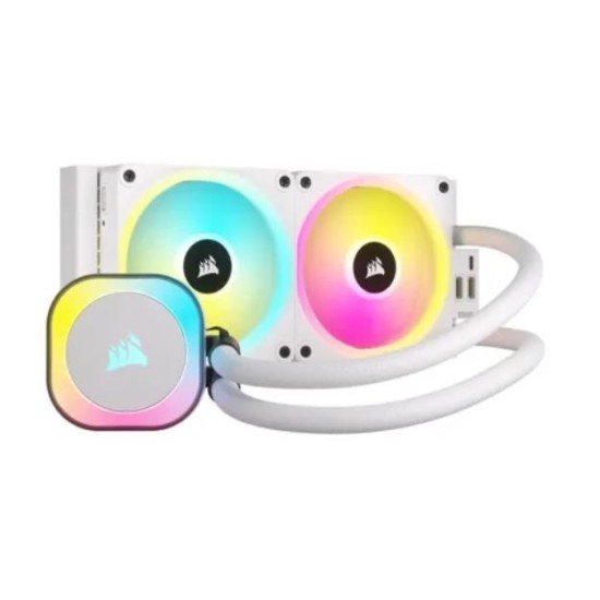Corsair iCUE LINK H100i RGB 240mm ALL-IN-ONE Liquid CPU Cooler White