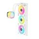 Corsair iCUE LINK H150i 360MM RGB AIO Liquid CPU Cooler White