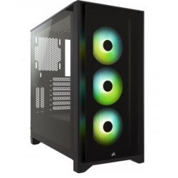 Corsair iCUE 4000X RGB Tempered Glass Mid-Tower ATX Casing