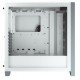 Corsair iCUE 4000X RGB Tempered Glass Mid-Tower ATX Casing (White)