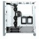 Corsair iCUE 4000X RGB Tempered Glass Mid-Tower ATX Casing (White)