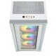 Corsair iCUE 4000X RGB Tempered Glass Mid-Tower ATX Casing (White)