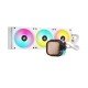 Corsair iCUE LINK H150i 360MM RGB AIO Liquid CPU Cooler White