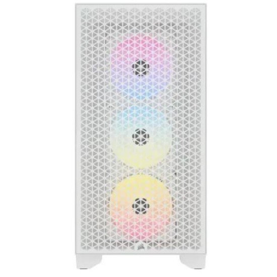 Corsair 3000D RGB AIRFLOW Mid-Tower ATX Casing White
