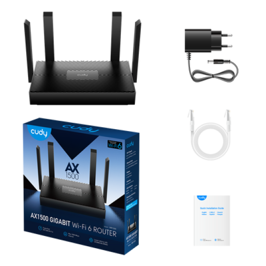 Cudy WR1500 AX1500 Dual Band WiFi 6 Mesh Router