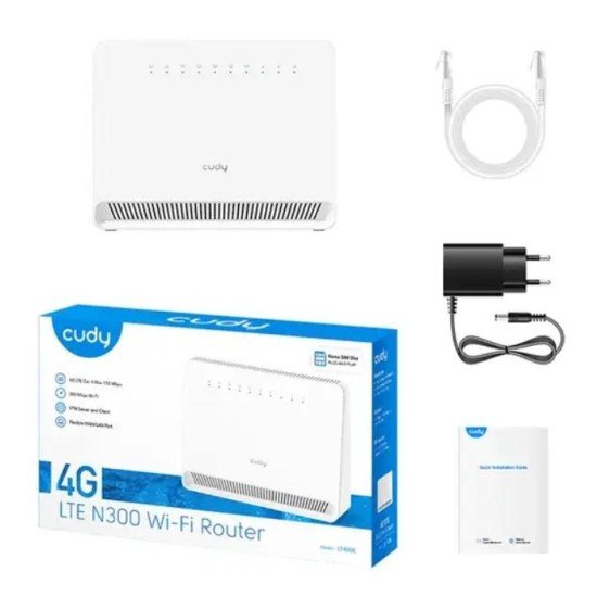 Cudy LT400E 4G 300 Mbps Sim Supported Wireless Router