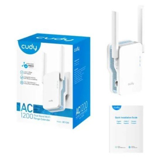 Cudy RE1200 AC1200 Dual Band Mesh Range Extender