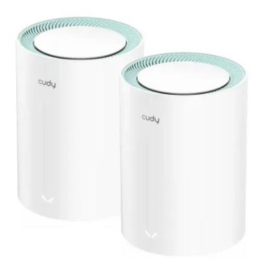 Cudy M1300 AC1200 Dual Band Gigabit Mesh Router (2 Pack)
