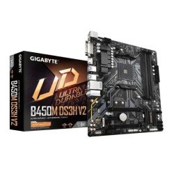 Gigabyte B450M DS3H V2 AMD AM4 Micro ATX Motherboard