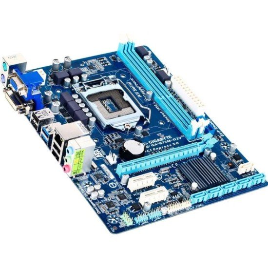 Gigabyte GA-B75M-D2V Used Motherboard 