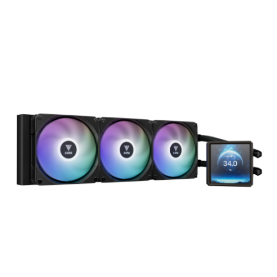 Gamdias AURA GL360 LCD ARGB All-in-One Liquid CPU Cooler With Display
