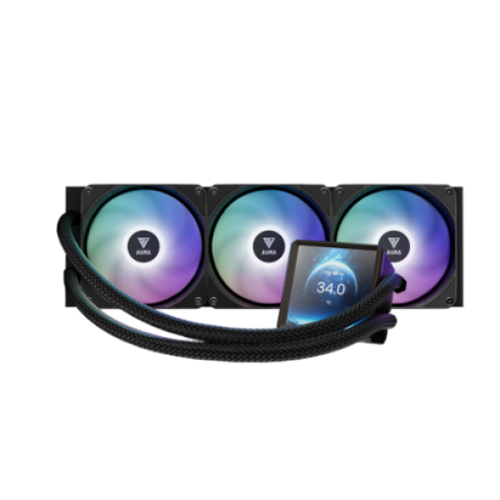 Gamdias AURA GL360 LCD ARGB All-in-One Liquid CPU Cooler With Display