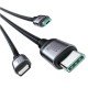 Joyroom A21 100W USB to 3-in-1 Fast Charging Cable
