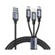 Joyroom A21 100W USB to 3-in-1 Fast Charging Cable