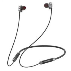Lenovo HE08 Neckband Dual Dynamic Bluetooth Earphone