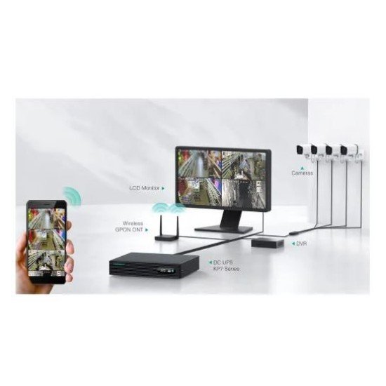 MARSRIVA KP7 24000mAh Smart Mini DC UPS for Router