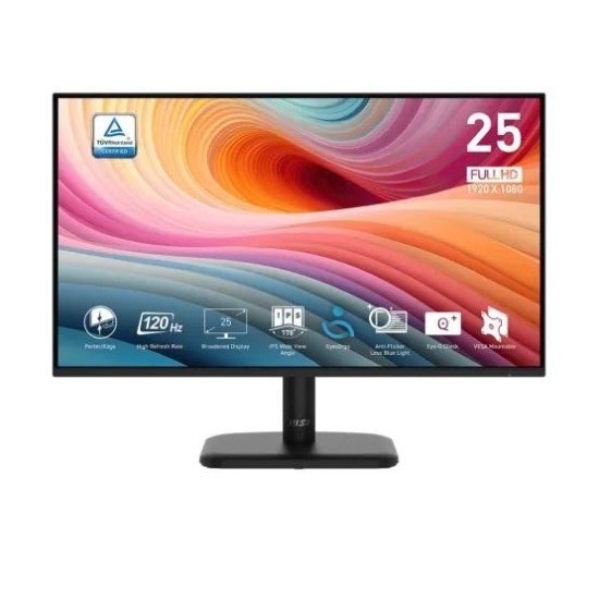 MSI PRO MP251L E2 24.5" 120Hz 1ms FHD IPS Business Monitor