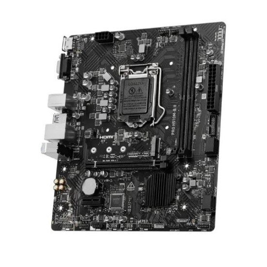 MSI PRO H510M-B II 10th Gen Micro-ATX Motherboard