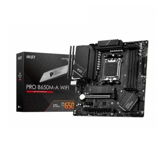 MSI PRO B650M-A WIFI DDR5 AMD AM5 mATX Motherboard
