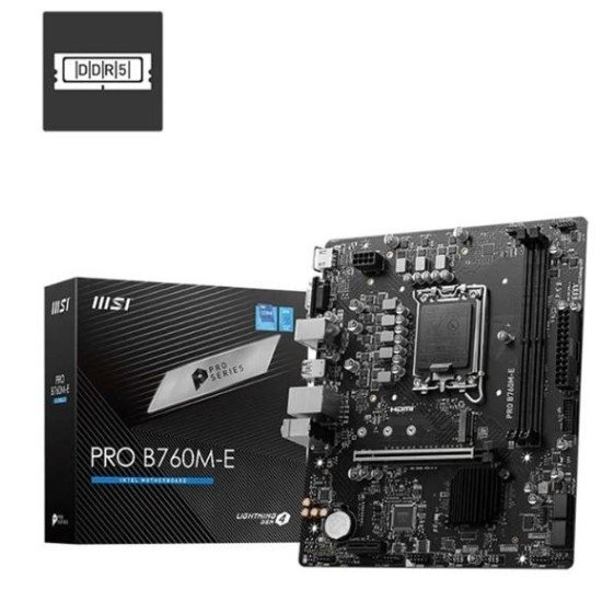 MSI PRO B760M-E DDR5 m-ATX Motherboard