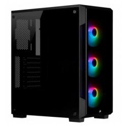 Corsair iCUE 220T RGB Tempered Glass Mid-Tower Smart Case -Black