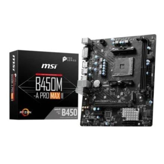 MSI B450M-A PRO MAX II AMD AM4 Motherboard