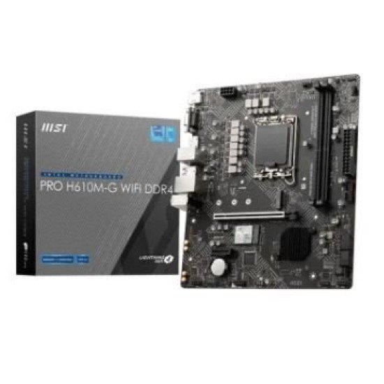 MSI PRO H610M-G WIFI DDR4 m-ATX Motherboard
