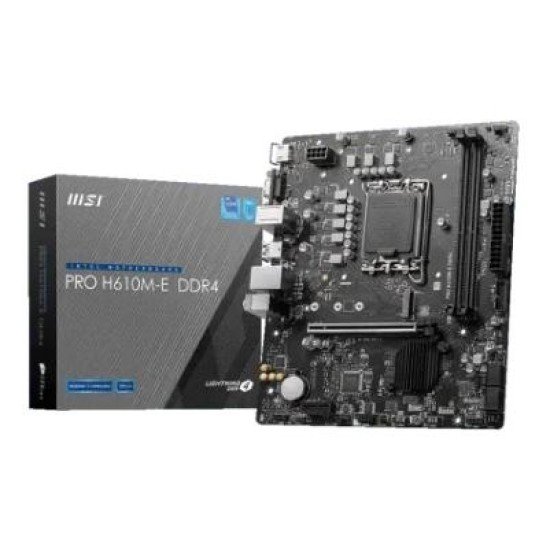 MSI PRO H610M-E DDR4 mATX Motherboard