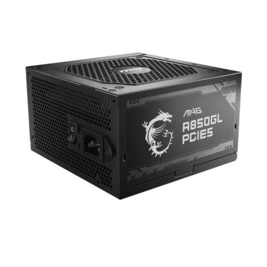 MSI MAG A850GL PCIE5 850W 80 Plus Gold Full Modular Power Supply