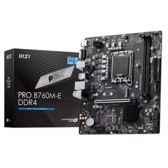 MSI PRO B760M-E DDR4 mATX Motherboard