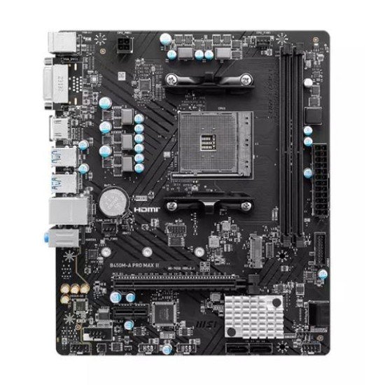 MSI B450M-A PRO MAX II AMD AM4 Motherboard