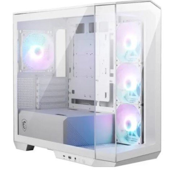 MSI MAG PANO M100R PZ White Micro-ATX Tower Gaming Case